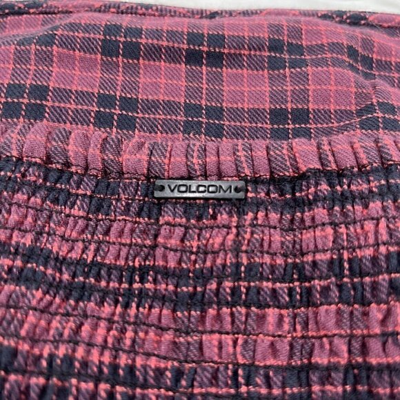 NEW Volcom Chicheck Urself Top Women's Size 8 Medium Cropped Fitted Tube Top - Picture 5 of 10